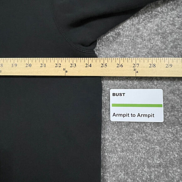 Eddie Bauer Quarter Zip Pullover Sweater Men Size XL Black Long Sleeves Soft - Picture 7 of 11